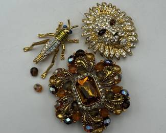 Joan Rivers – Set of 3 Brooches
