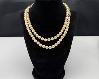 Joan Rivers Classics Collection – Cream Simulated Pearl Necklace Duo