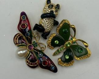 Joan Rivers – Three Brooches