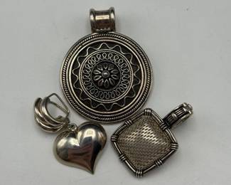 Sterling Silver Assorted Pendants