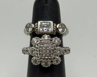 Judith Ripka Sterling Silver Rings