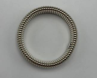 Sterling Silver Coil Bracelet (40) Grams 925 Sliver