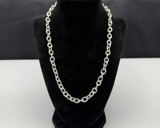 Judith Ripka Sterling Silver Necklace (49) Grams 925 Sliver