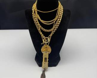 Joan Rivers Multi-Piece Gold-Tone Necklace Lot