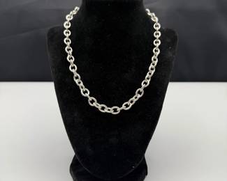 Judith Ripka Sterling Silver Chain Necklace (53) Grams 925 Sliver