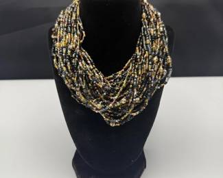 Joan Rivers Costume Jewelry Lot – Multi-Strand Beaded Necklace & Bracelet