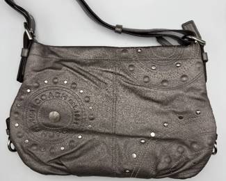 Coach Metallic Studded Crossbody Bag