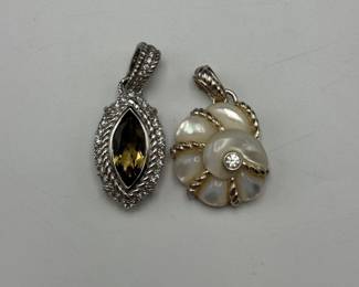 Judith Ripka Sterling Silver Pendants