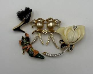 Kenneth Lane Pins and Earring