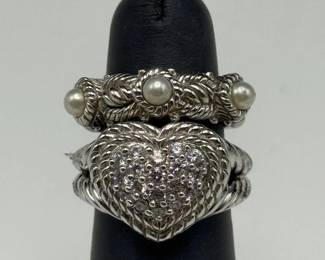 Judith Ripka Sterling Silver Rings