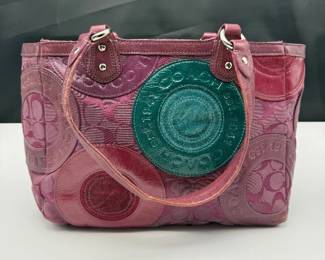 Coach Multicolor Patchwork Tote – Vibrant & Playful Statement Bag