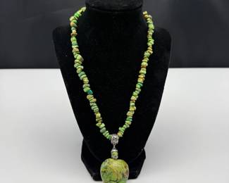 Necklace & Earring Set with Silver