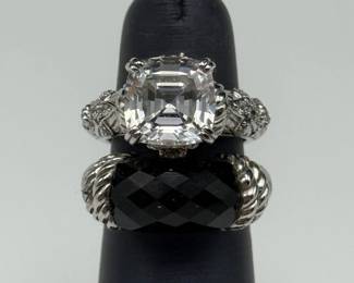 Judith Ripka Sterling Silver Rings