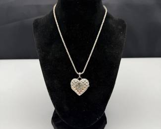 Heidi Klum .925 Sterling Heart Necklace