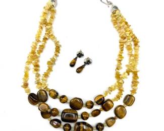 Necklace & Earrings Set – Sterling