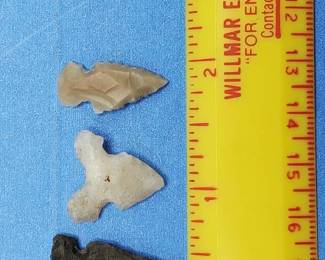3 Bird Points, Seneca Indians, Patomic River**