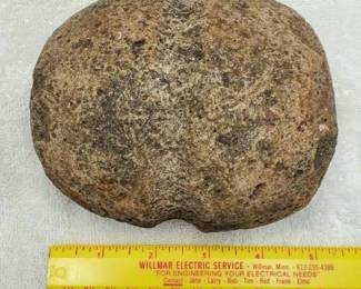 Large Sioux Hammer, Found digging a foundation on the NE side of Green Lake, Kandiyohi County, MN**