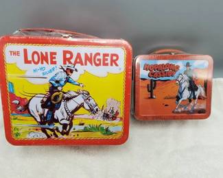 Lunch Boxes--Lone Ranger & Hopalong Cassidy