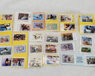 Old Duck Stamps, Pheasant Stamps & Quail Stamps--see description