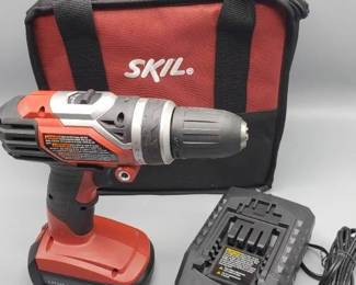 Skill 18v Cordless Drill with Battery, Battery Charger and Carrying Case