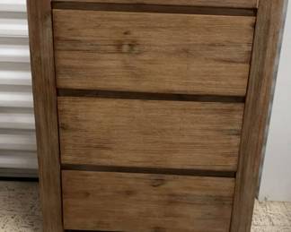 Small Wooden ThreeDrawer Dresser