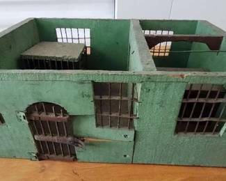 Miniature Jail made from Antique Prune Crate