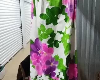 Malia Honolulu Floral Sun Dress Vibrant Vintage Style