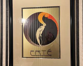 Authentic ERTE with certificate of authenticity