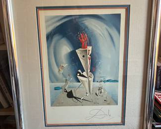 Authentic Salvador DALI picture it is signed and numbered, and I have the certificate of authenticity!!!!