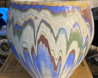 one of several Large Ozark Roadside Pottery pieces