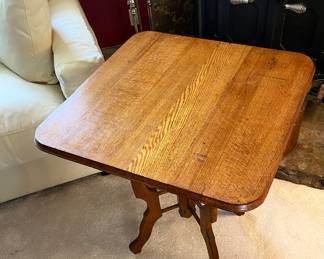 Antique Oak folding Card/Gaming table