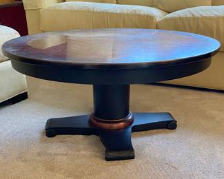 Modern Crate & Barrel All copper metal Coffee/Cocktail table.