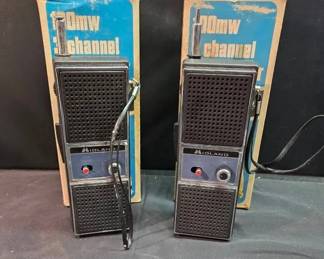 Pair Of Vintage Midland Two Way Radios