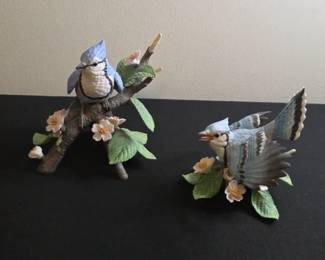 Lenox Porcelain Blue Jay Figurines