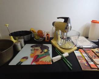 Vintage Sunbeam Mixmaster And Othet Items That Compliment