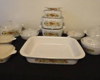 Vintage Corning Ware Spice Of Life Cookware