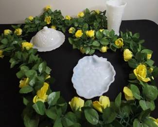 Milk Glass Anchor Hocking And Hazel Atlas