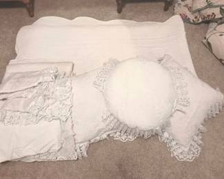 White Lace Bedding Bundle