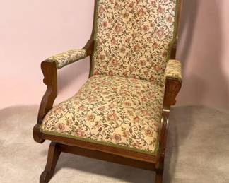 Vintage Victorian Rocking Chair