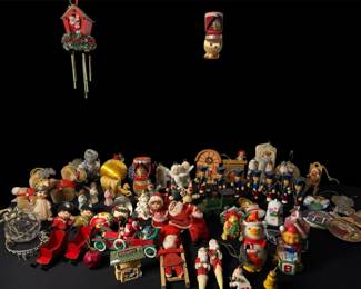 Huge Vintage Christmas Ornament Mystery Lot