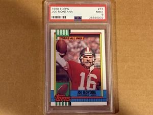 1990 Topps JOE MONTANA #13 PSA 9