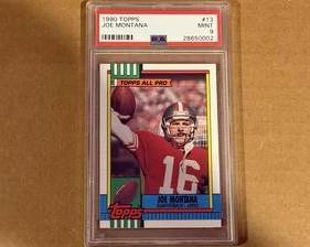 1990 Topps JOE MONTANA #13 PSA 9