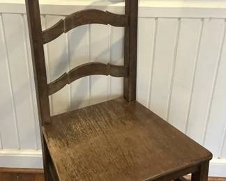 Wooden LadderBack Dining Chair
