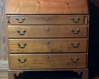 Slant Top Chipendale Style Desk