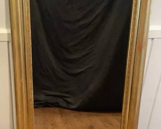 Lemon Gilt Gold Finish Mirror