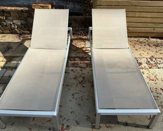 Aluminum Outdoor Chaise Lounge Chairs