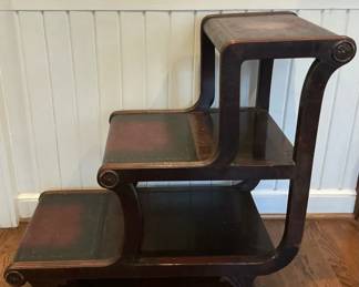 Regency Leather Library Steps