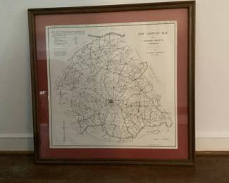 Wilkes County,Georgia Antique Map
