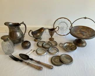 Plated Silver Dining Pieces