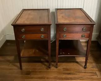 Antique 2 Drawer Side Tables